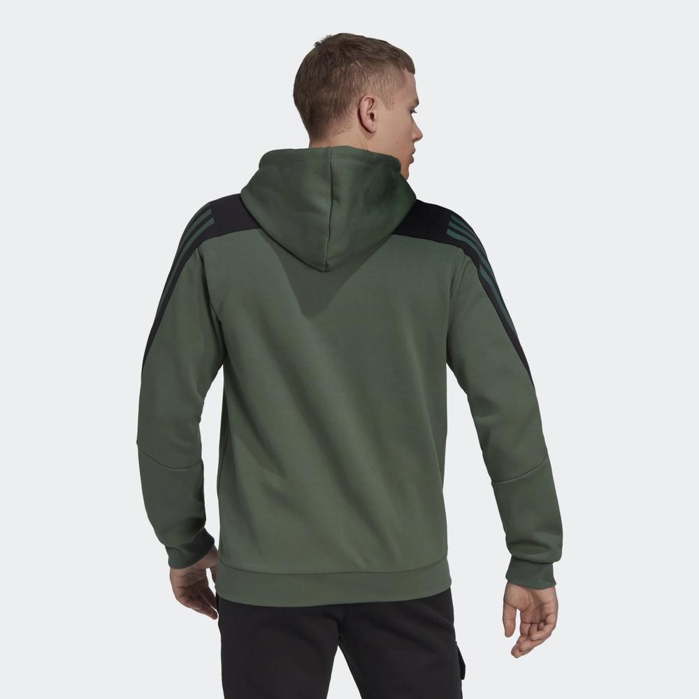 Blúza adidas Future Icons 3-Stripes Full-Zip HC5841 - zelené