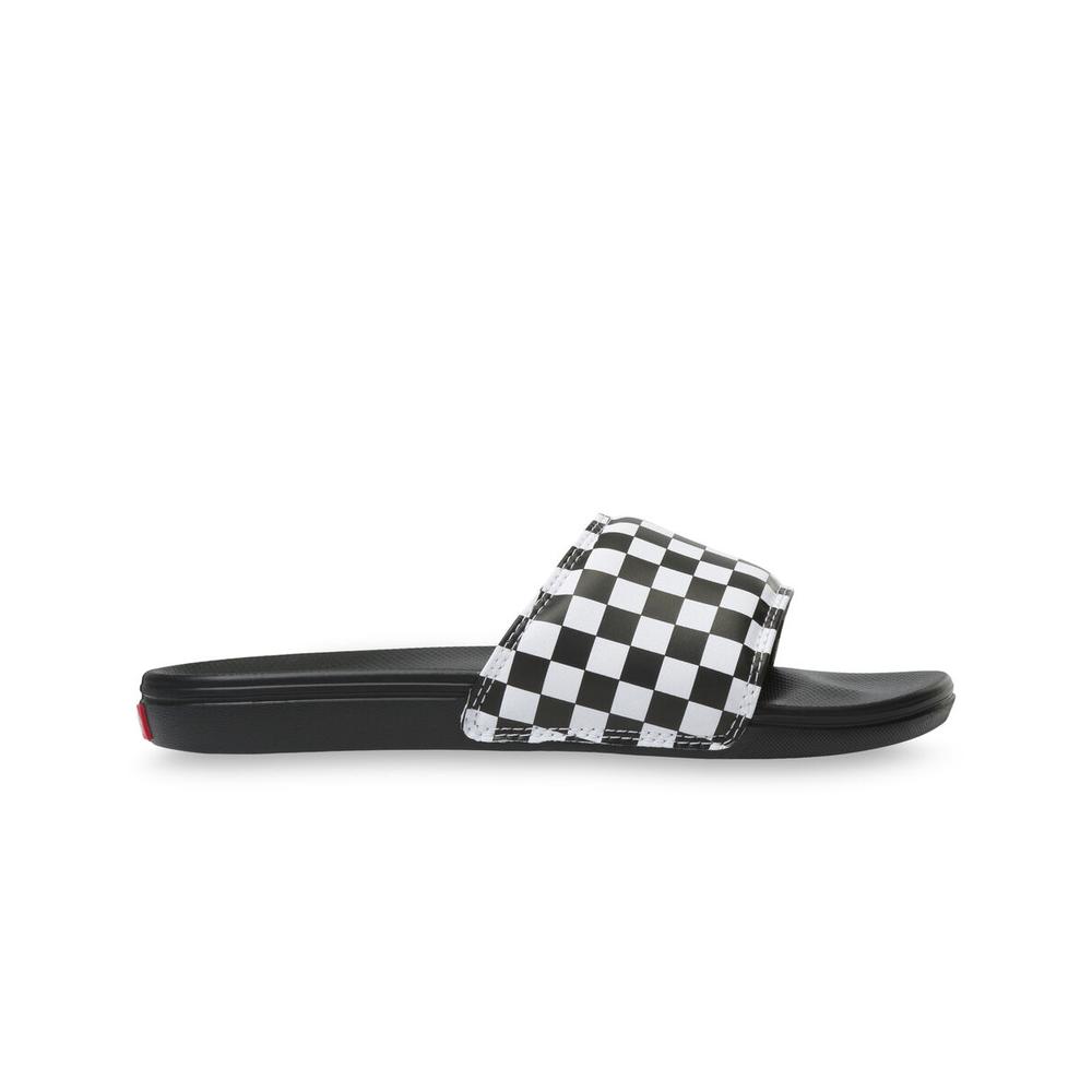 Klapky Vans Checkerboard La Costa Slide-On VN0A5HF527I1 - čierne