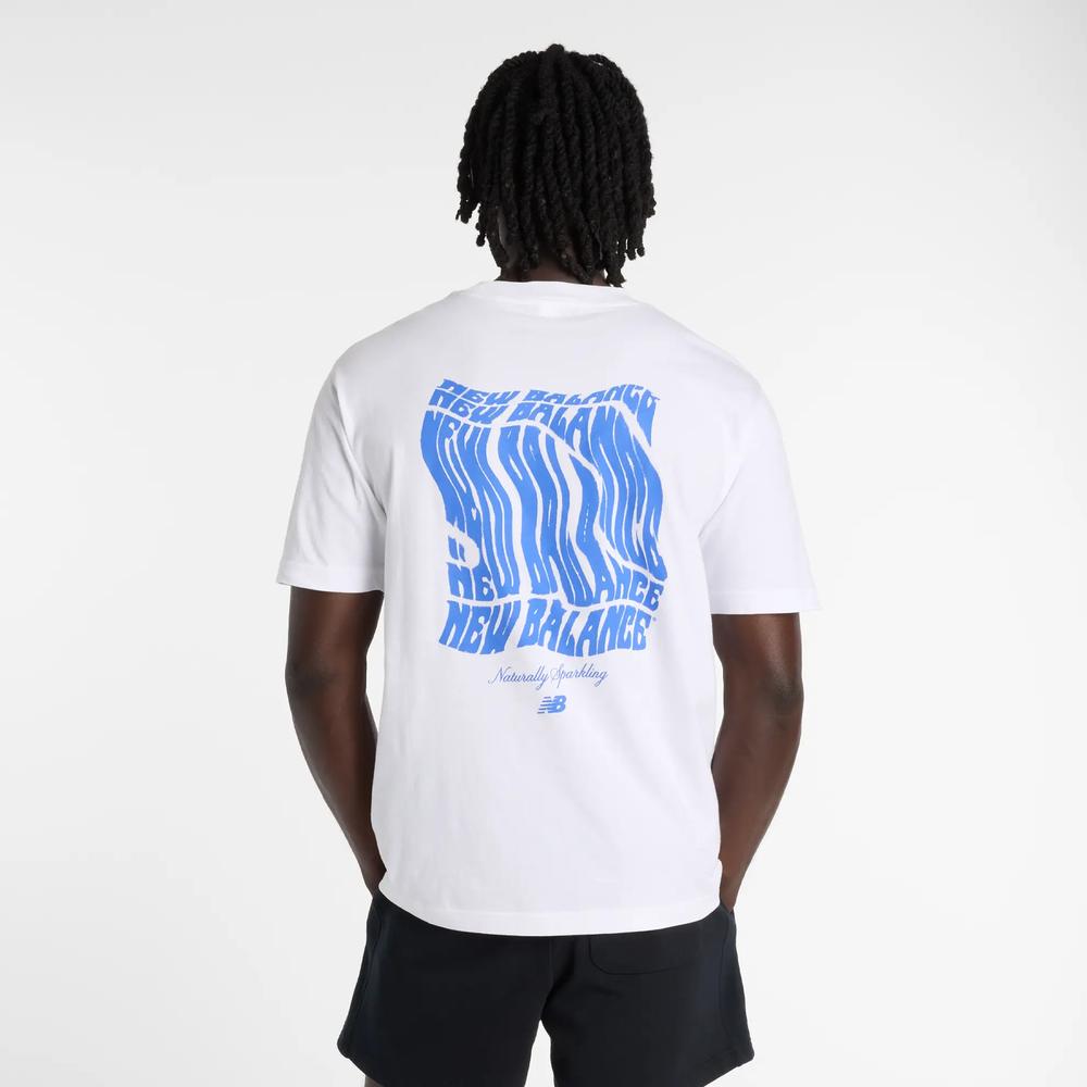 Pánske tričko New Balance MT61B2STWT - biele