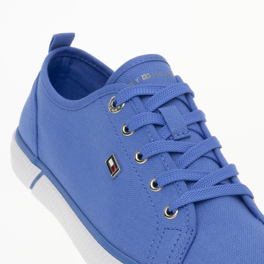 Topánky Tommy Hilfiger Vulc Canvas FW0FW08063-C30 - modré