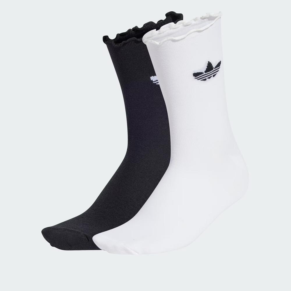 Dámske ponožky adidas Originals Ruffle 2 Pairs JD5623 - čierne