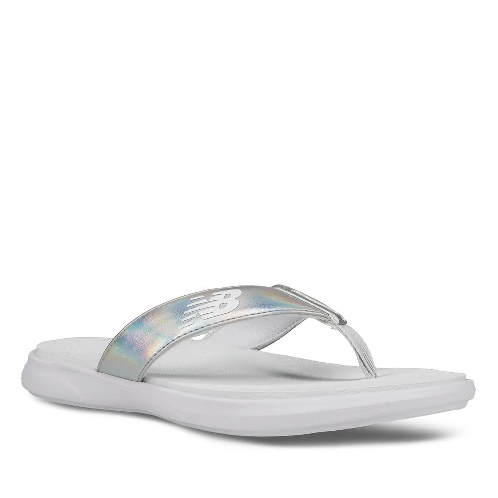 Žabky New Balance SWT340A2 - biele