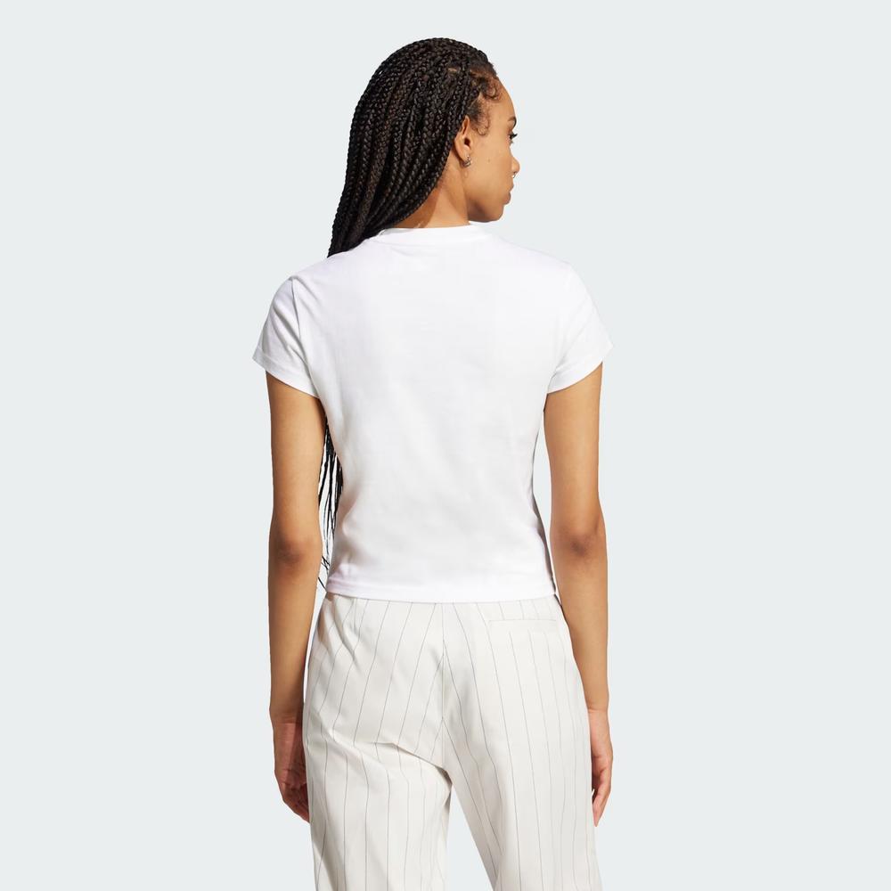 Tričko adidas Essentials Slim JC8973 - biele