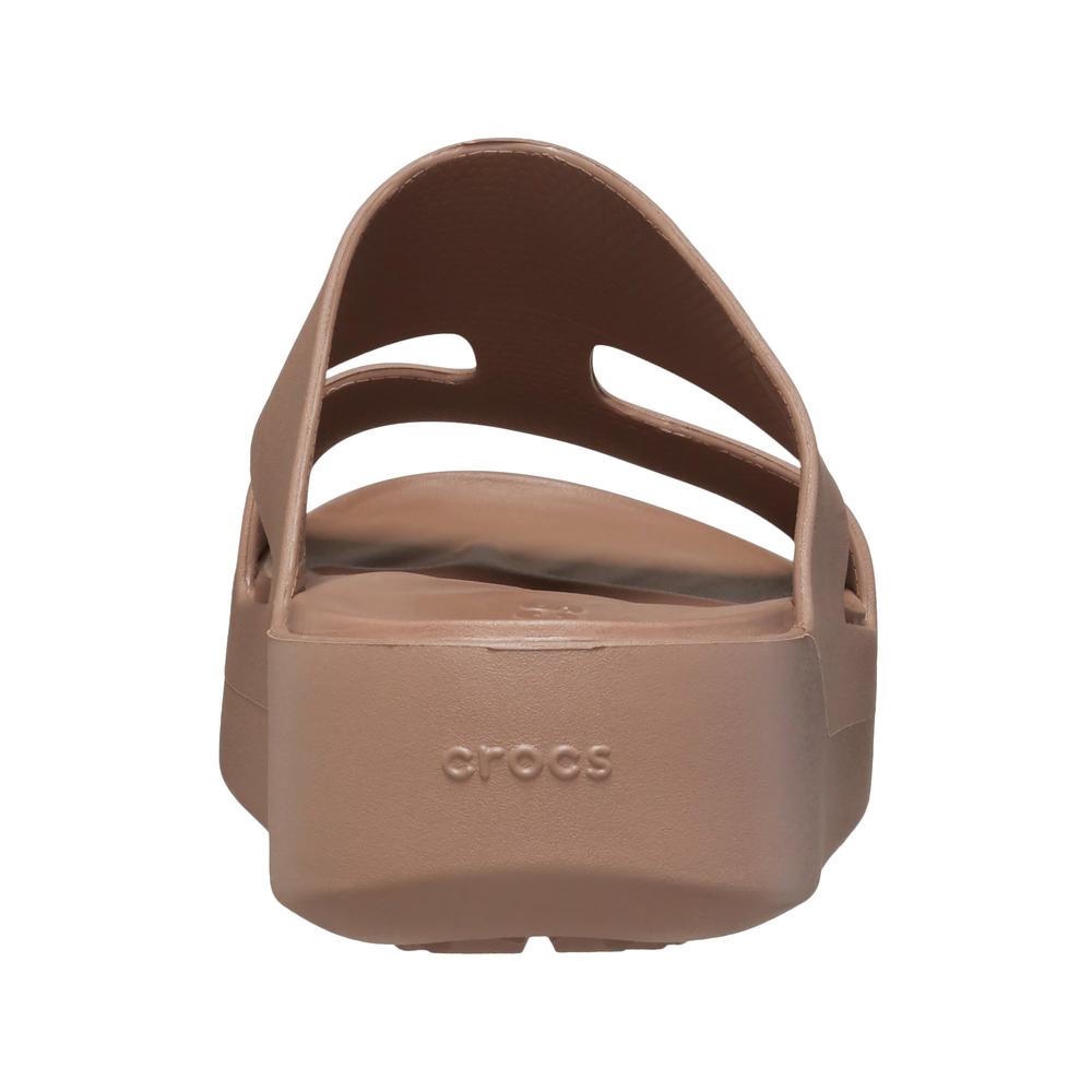 Dámske klapky Crocs Getaway Platform H-Strap 209409-2Q9 - hnedé