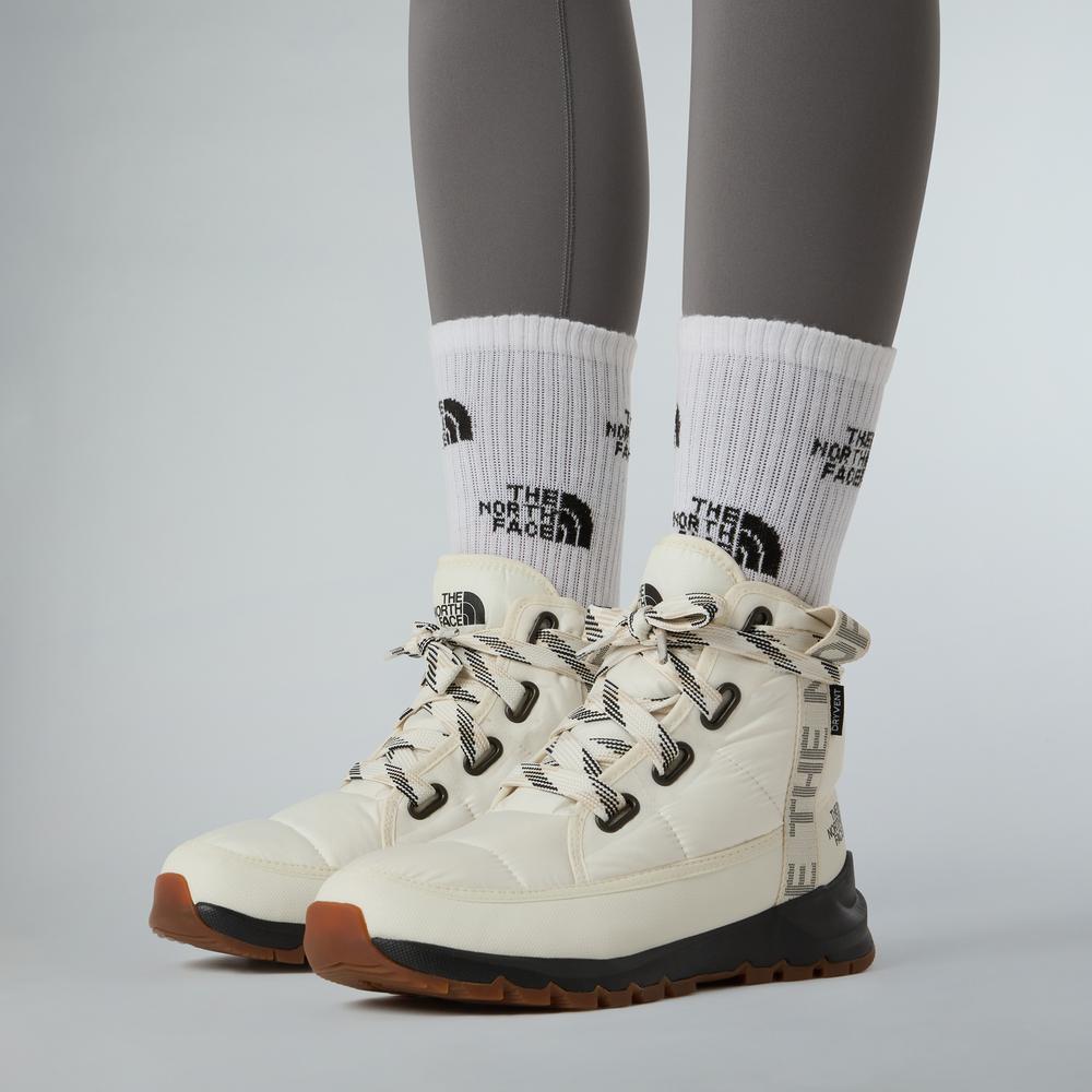 Dámská topánky The North Face Thermoball Luxe 0A817WQ4C1 - béžové