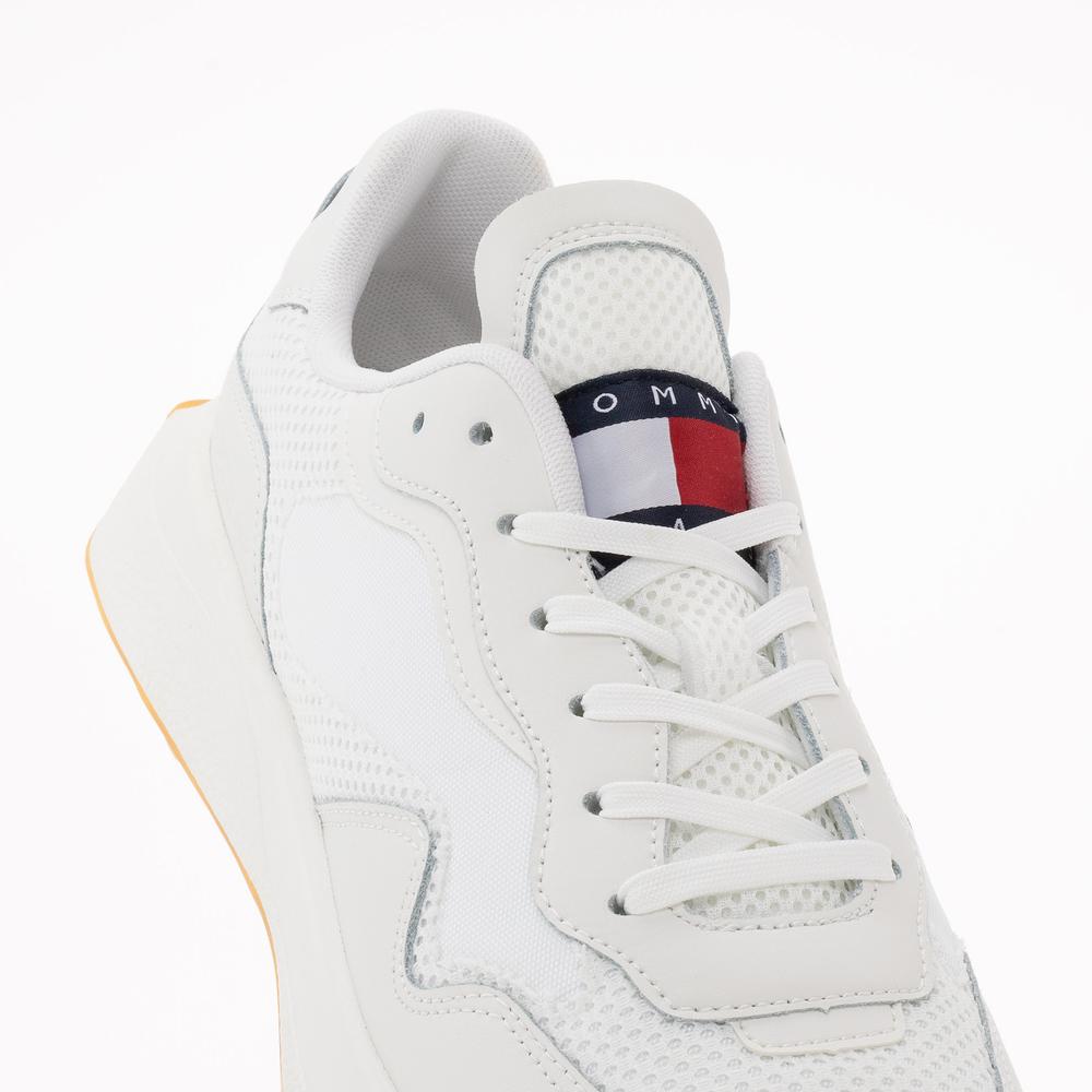 Topánky Tommy Hilfiger TJM Runner Mix Material EM0EM01259-YBL - biele