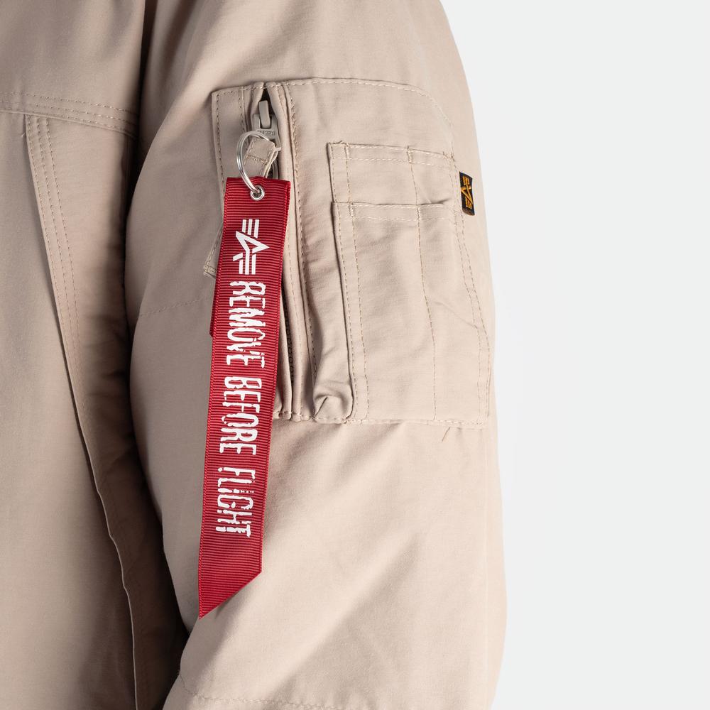 Bunda Alpha Industries Puffer Parka 148124142 - béžové