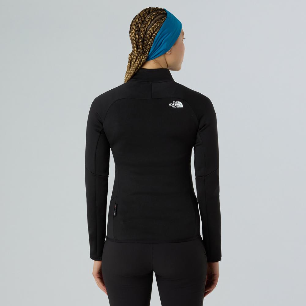 Blúza dámske The North Face Meteora 1/4 Zip Fleece 0A8E2SJK31 - čierne