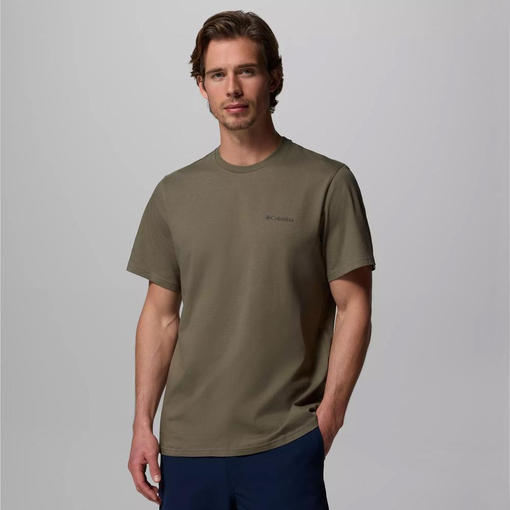 Mužský tričko Columbia CSC Basic 2154991397 - zelené