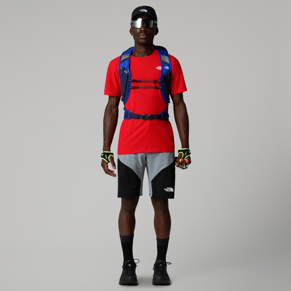 Mužský tričko The North Face Lightning Alpine 0A87H7HCL1 - červené