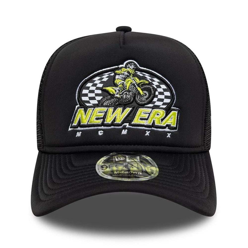 Čiapka pánske New Era Graphic 9FORTY M-Crown A-Frame Trucker 60771804 - čierne