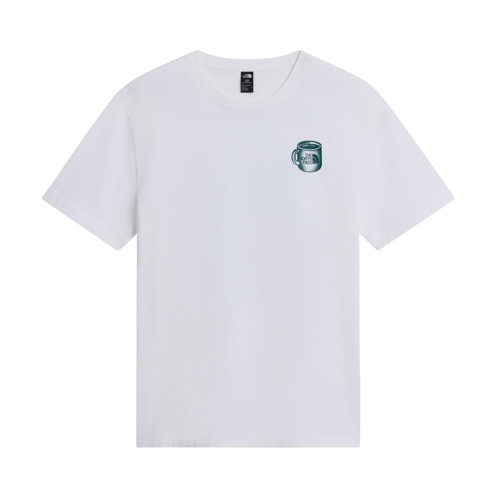 Tričko pánske The North Face Basecamp Barista 0A8JAAVD91 - biele