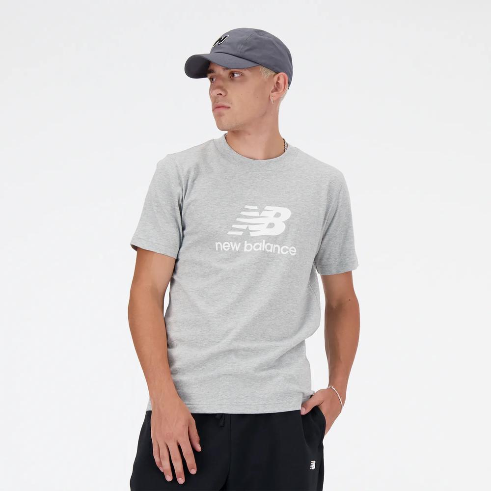 Pánske tričko New Balance MT41502AG - šedý