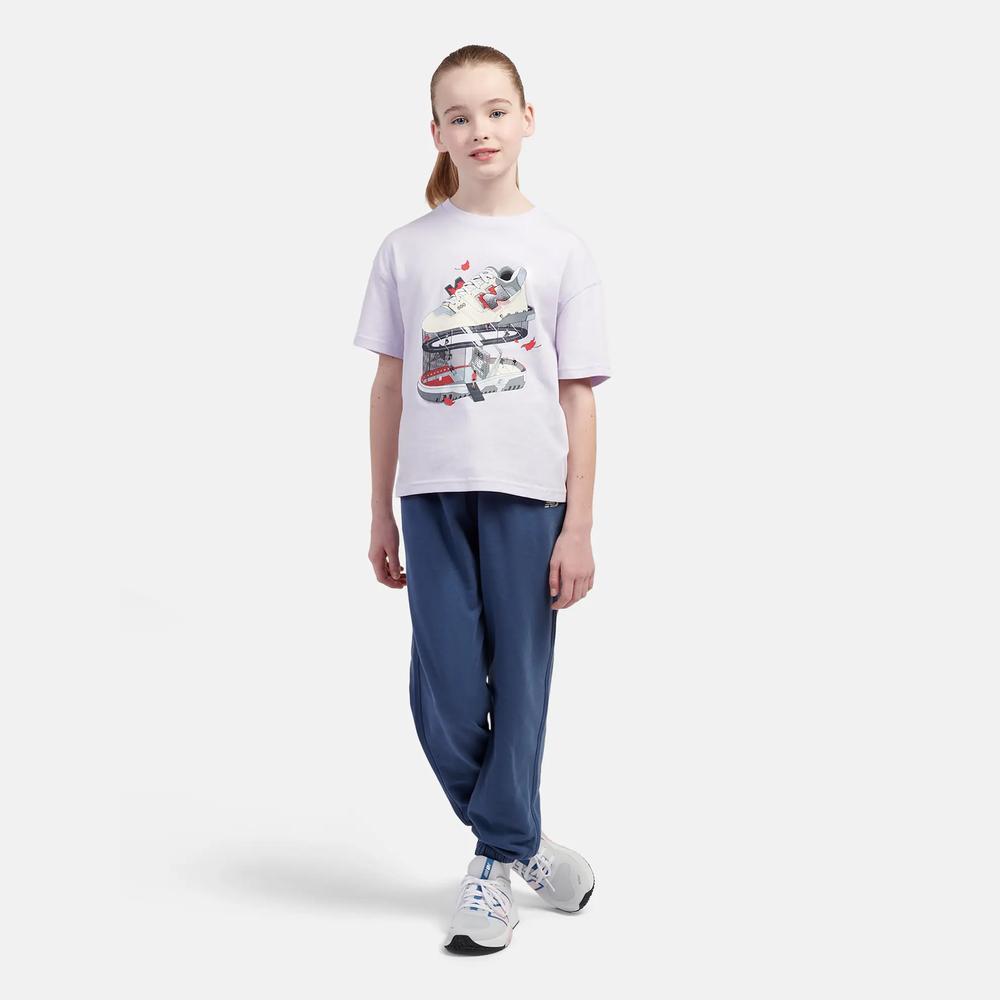 Tričko detské New Balance LAKG0117RIG - fialové