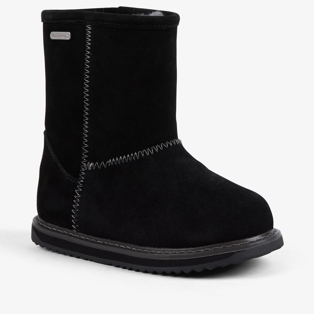 Detské topánky Emu Australia Brumby LO 2.0 K13225BLAK - čierne