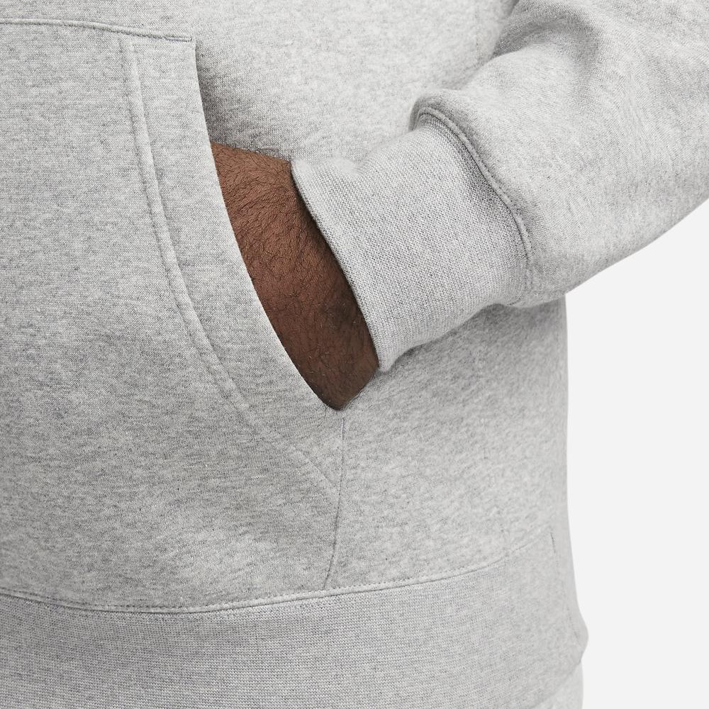 Blúza Nike Nsw Club Hoodie Fz BV2645-063 - šedý
