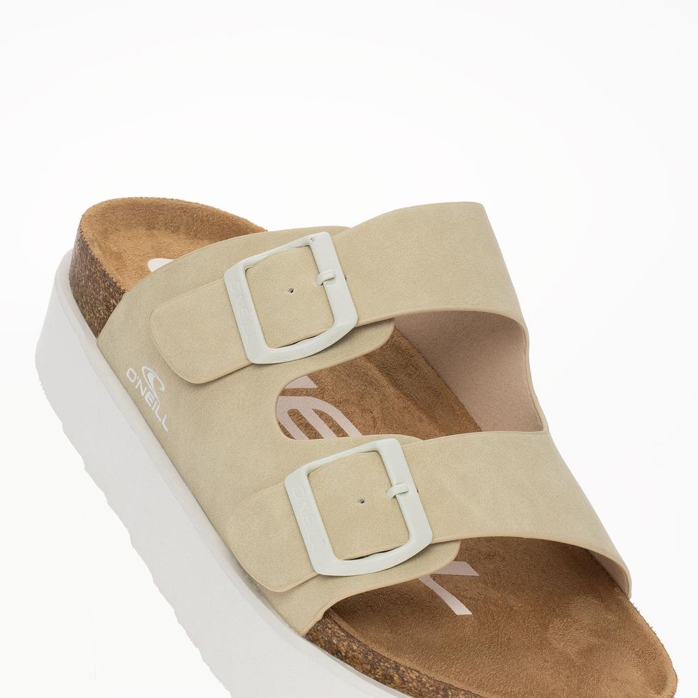 Žabky O'Neill Platform Slider Women Low 90241019.73D - béžové