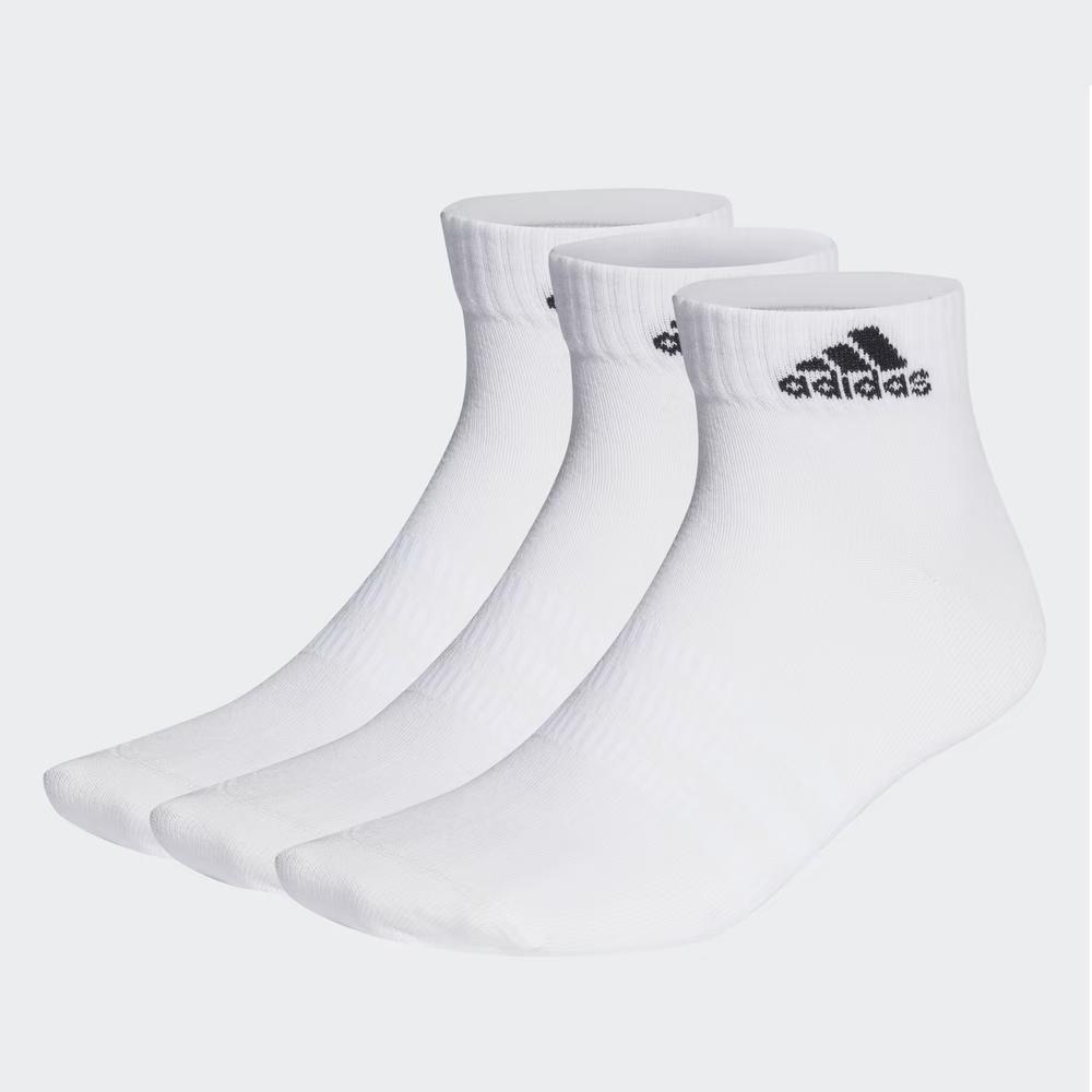 Ponožky adidas Sportswear Thin And Ligth Ankle Socks 3 Pairs HT3468 - biele