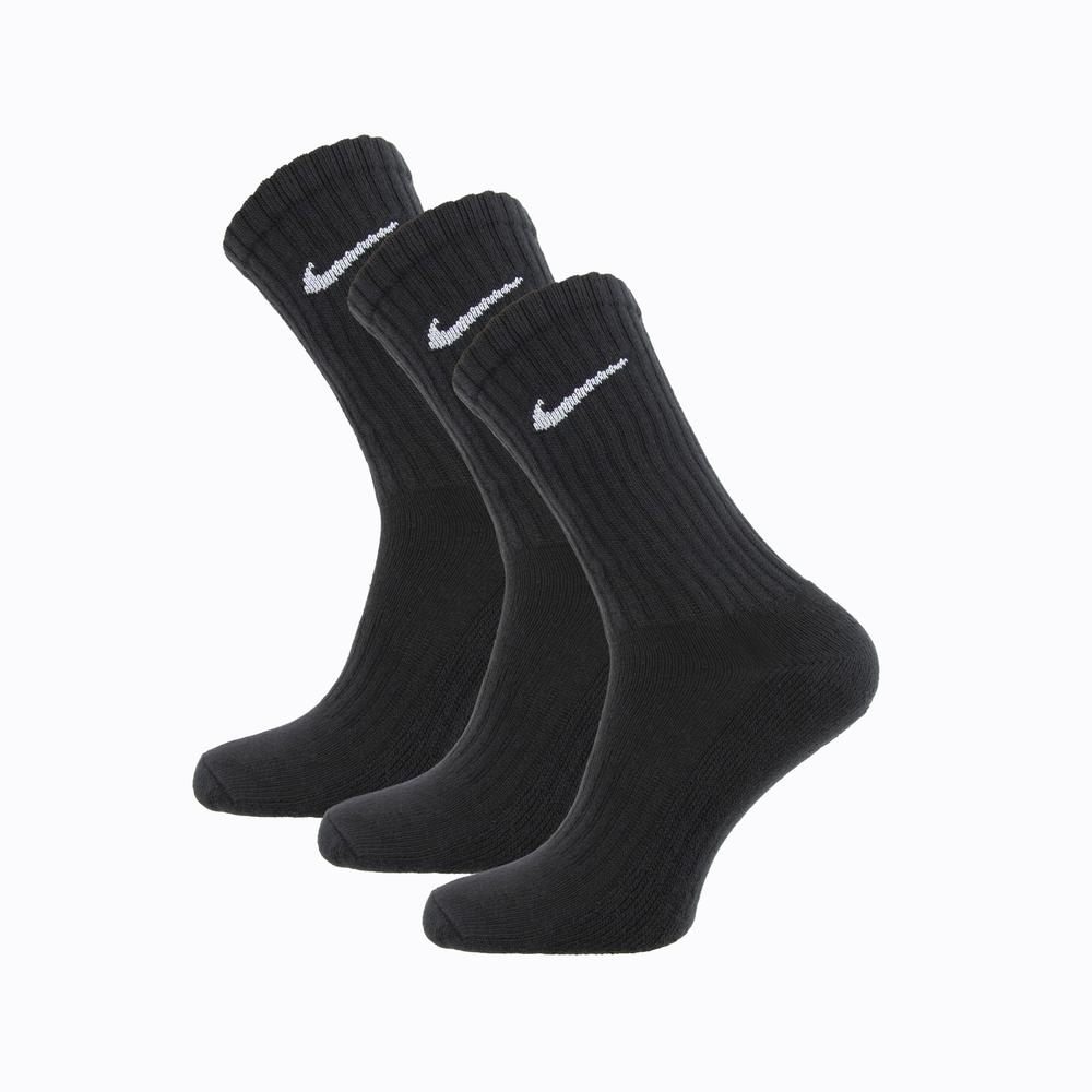 Ponožky unisex Nike Value Cotton 3pak SX4508-001 - čierne