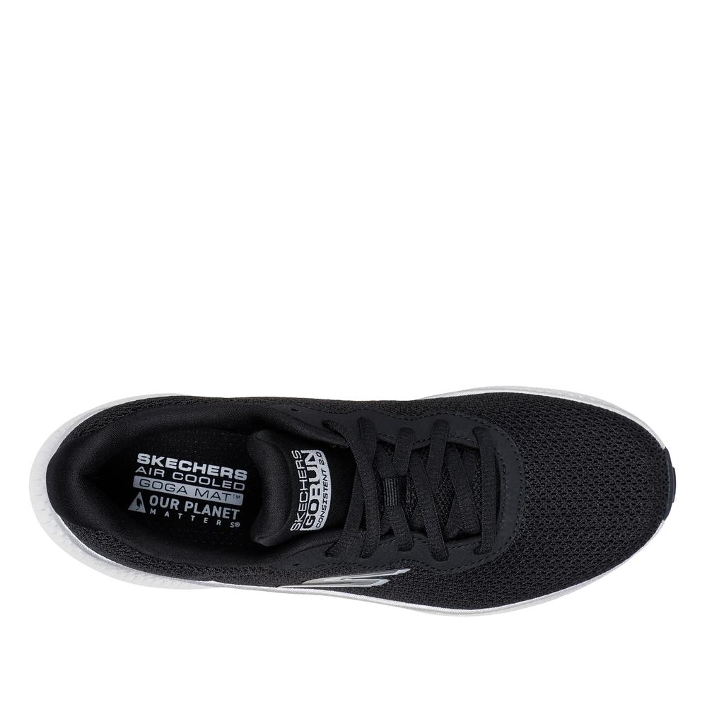 Dámske topánky Skechers Go Run Consistent 2.0 128621BKSL - čierne