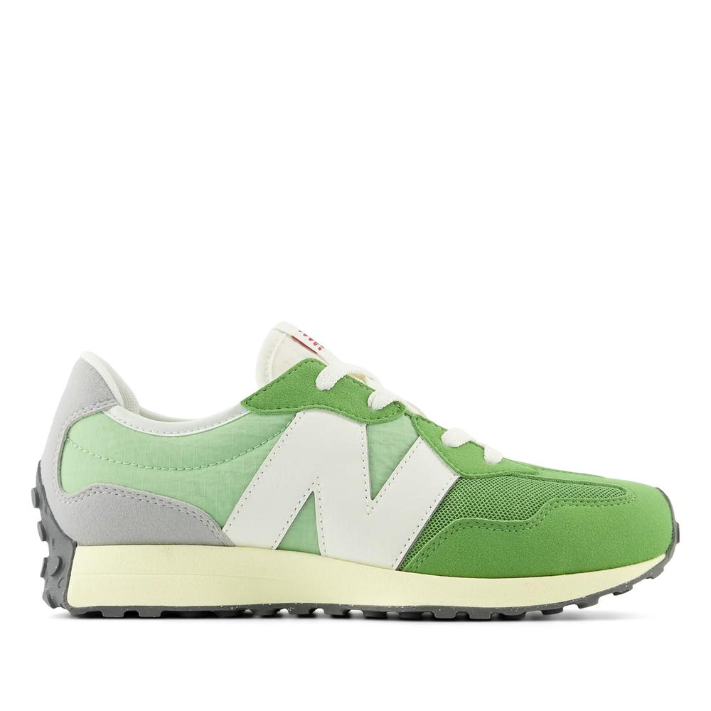 Detské topánky New Balance GS327RB - zelené