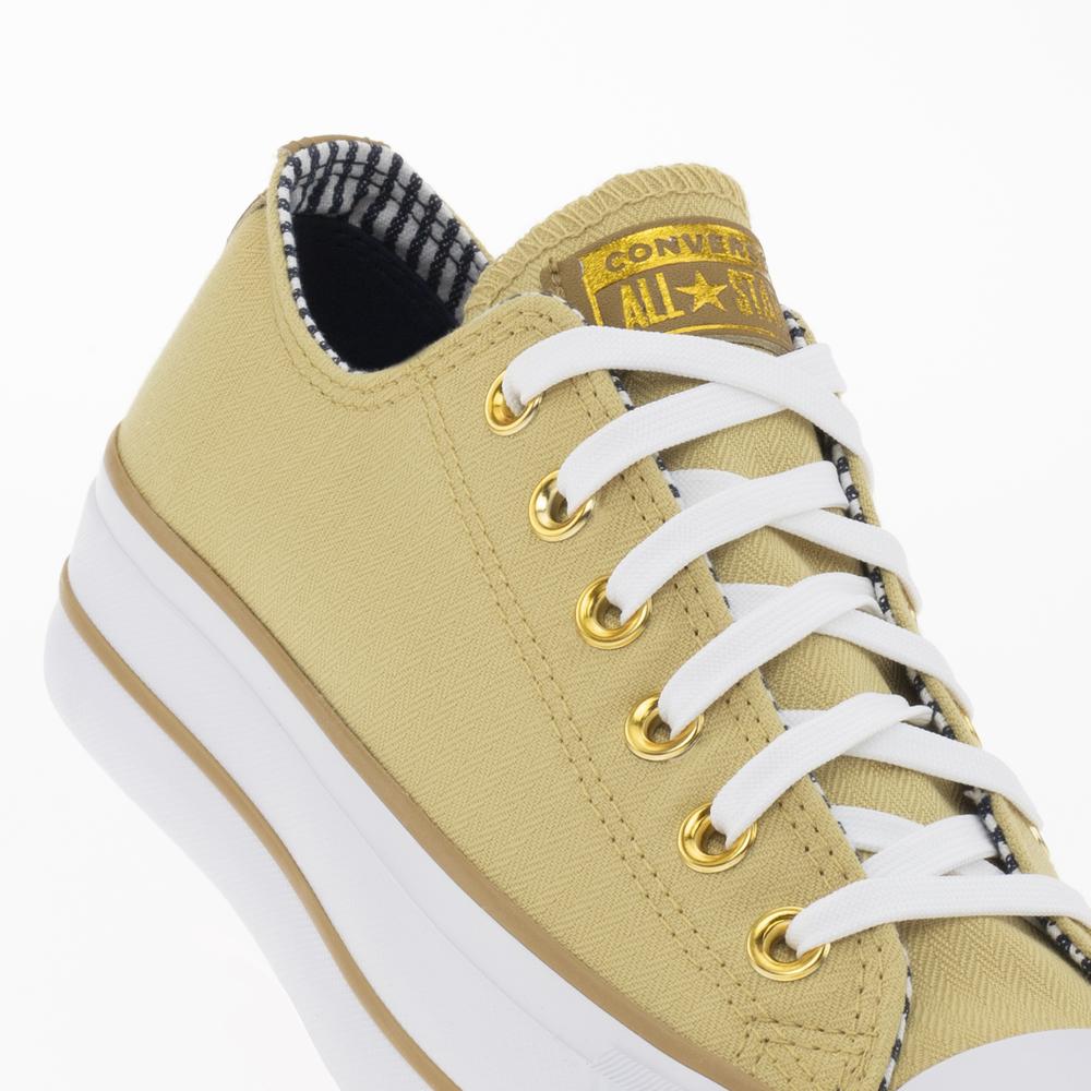 Topánky Converse Chuck Taylor All Star Lift Platform A08109C - žltá