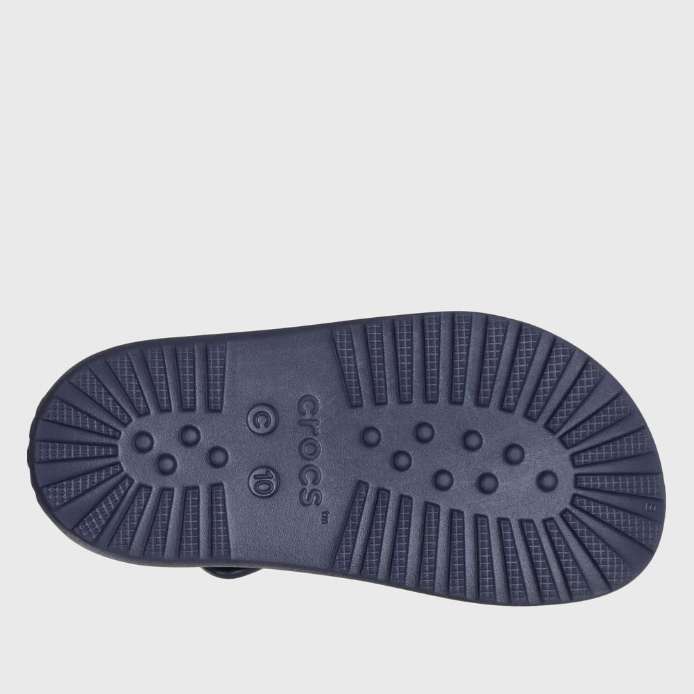 Detské sandále Crocs Classic Fisherman Sandal 210626-410 - tmavomodré