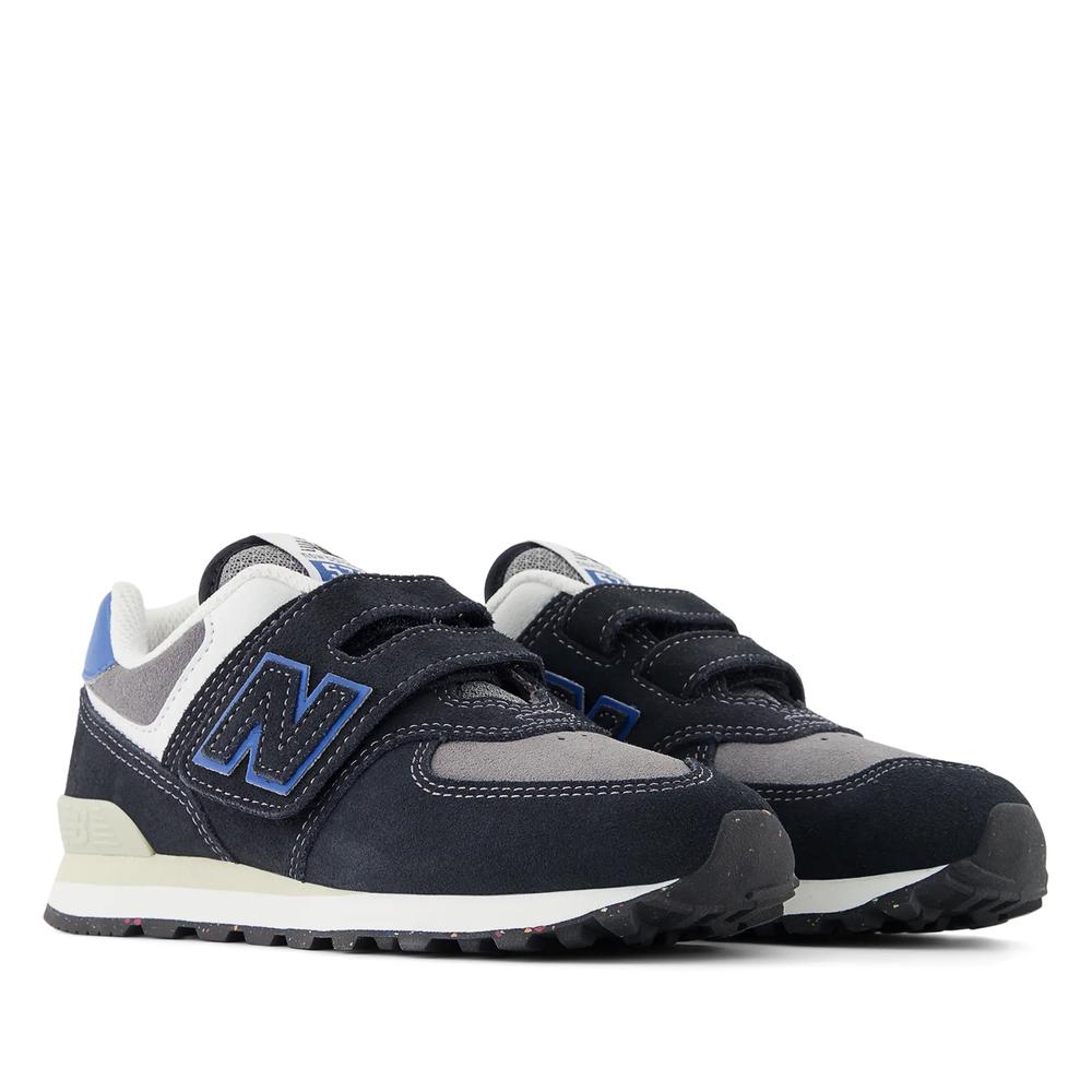 Detské topánky New Balance PV574QRB - čierne