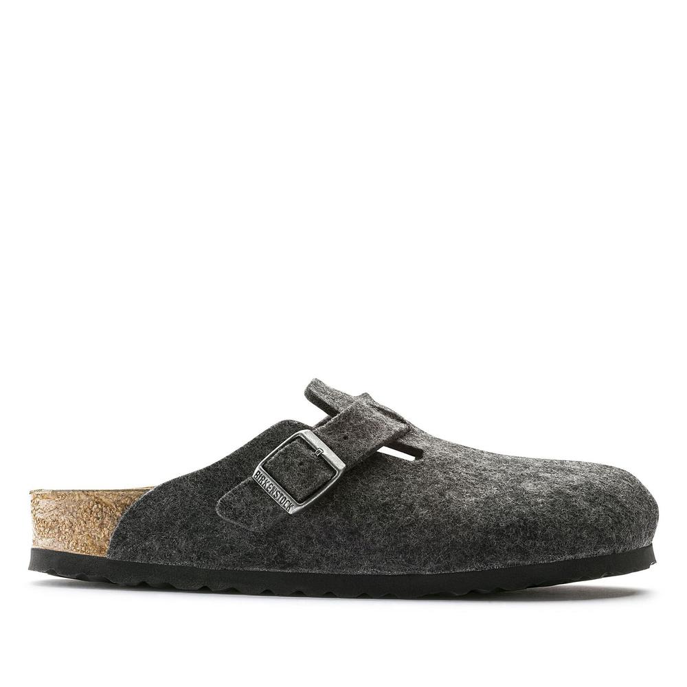 Klapky pánske Birkenstock Boston 160371 - šedý