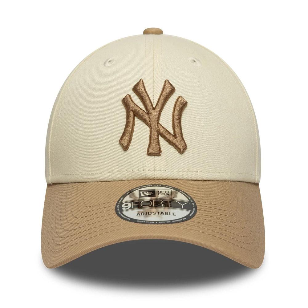 Čiapka New Era New York Yankees MLB Colour Block 9FORTY 60771836 - béžové