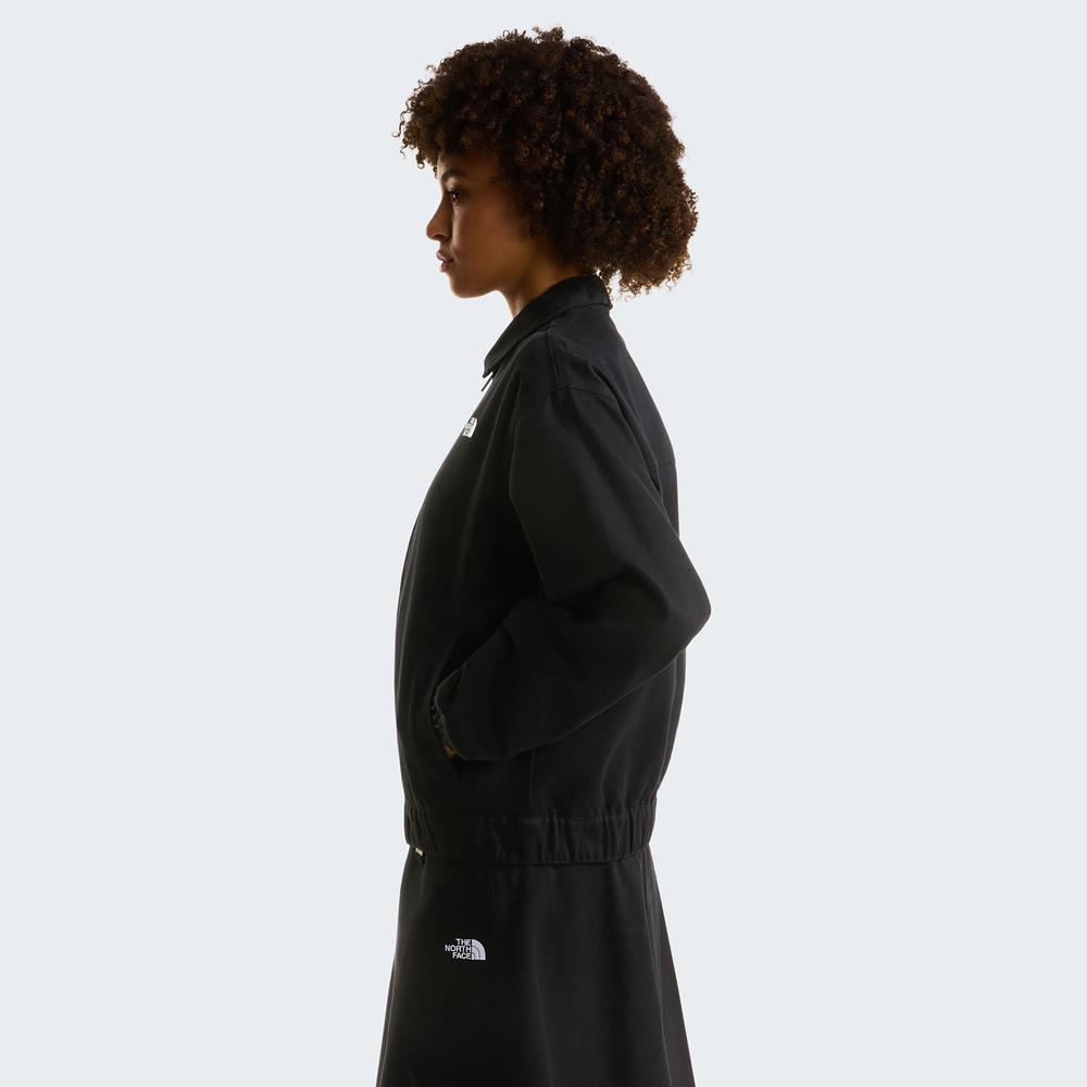 Dámská bunda The North Face Twill Collared 0A8G9DJK31 - čierne