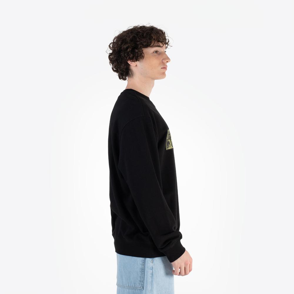 Blúza Vans Epitome Crew VN000HP3BLK - čierna