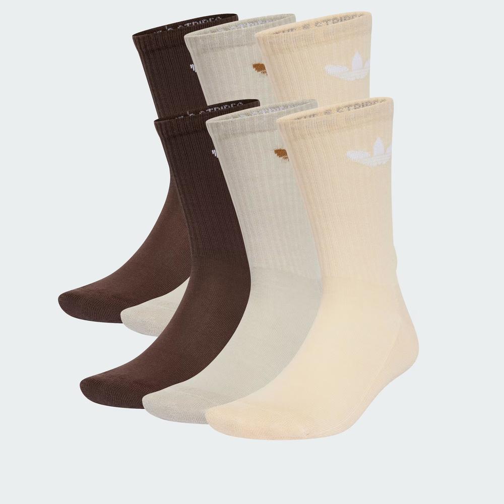 Ponožky unisex adidas Originals Trefoil Cushion Crew Socks 6 Pairs IX5274 - viacfarebné