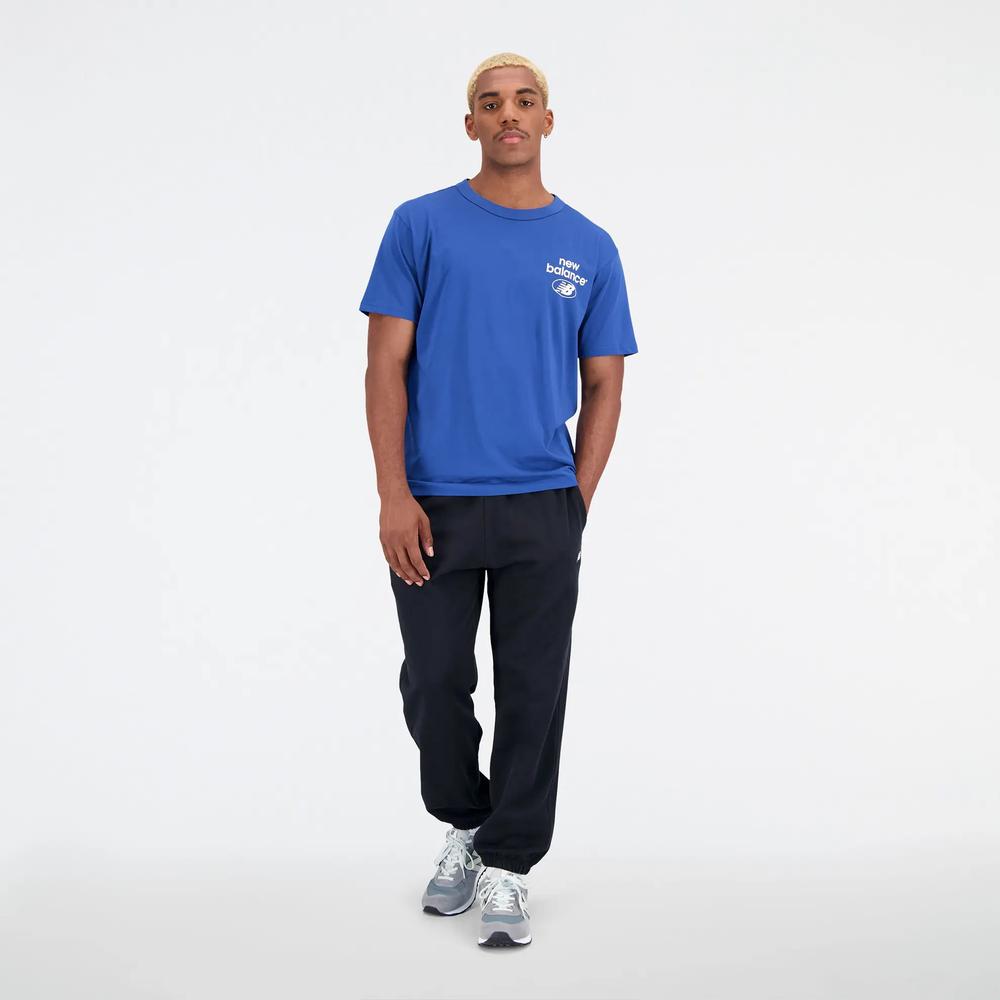 Pánske tričko New Balance MT31518ATE - modré