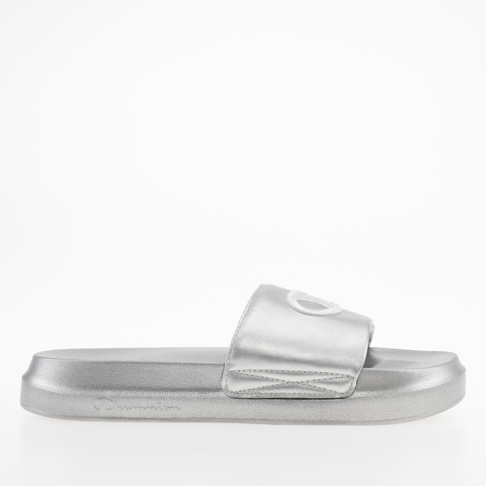 Klapky Champion Miami Platform S11561-EM007 - strieborné