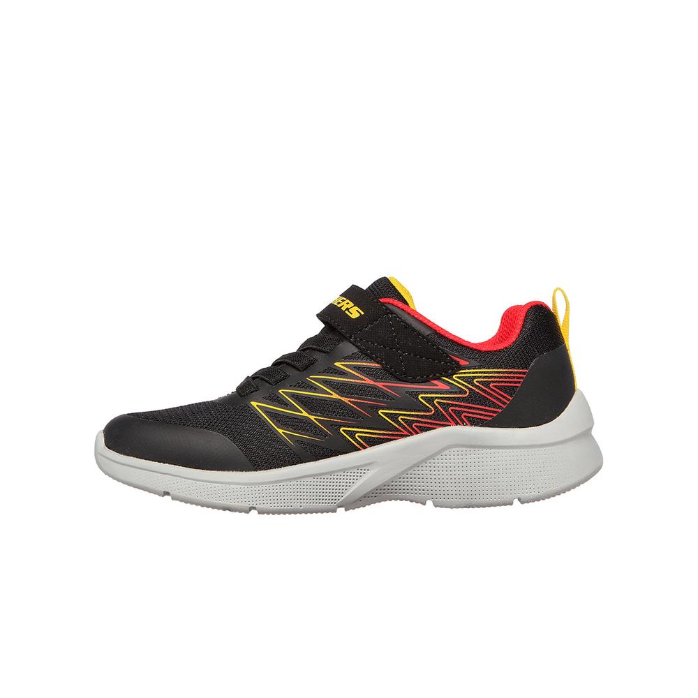 Topánky Skechers Microspec Texlor 403770LBKRD - čierne