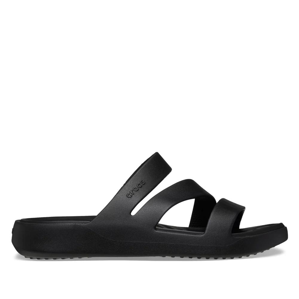 Klapky Crocs Getaway Strappy 209587-001 - čierne