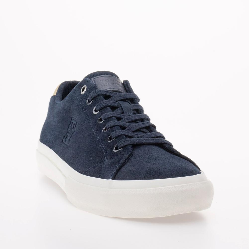 Topánky Tommy Hilfiger Hi Vulc Street Low Suede FM0FM04590-DW5 - tmavomodré