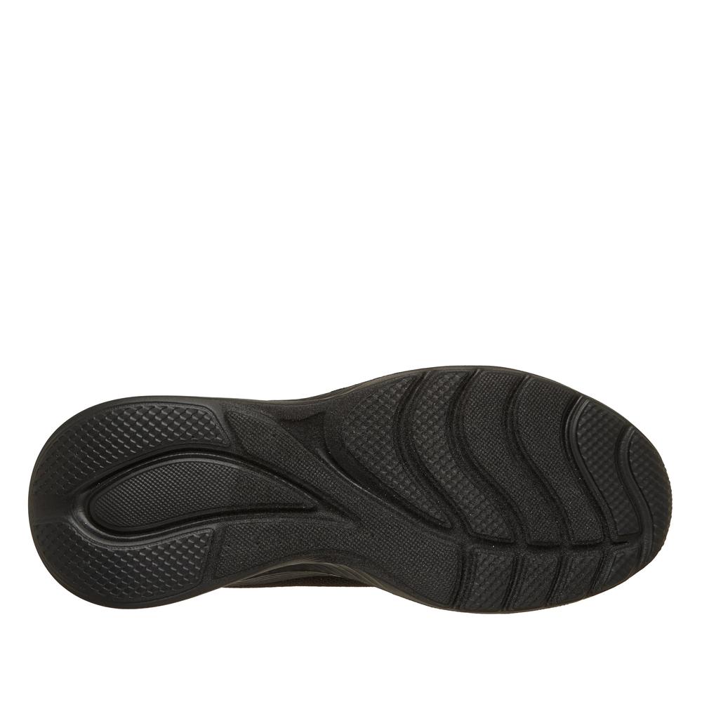 Dámske topánky Skechers Bobs Sport Squad Waves Current Look 117679BBK - čierne