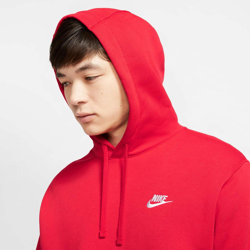 Blúzka Dresová Nike Sportswear Club Fleece BV2654-657 - červené