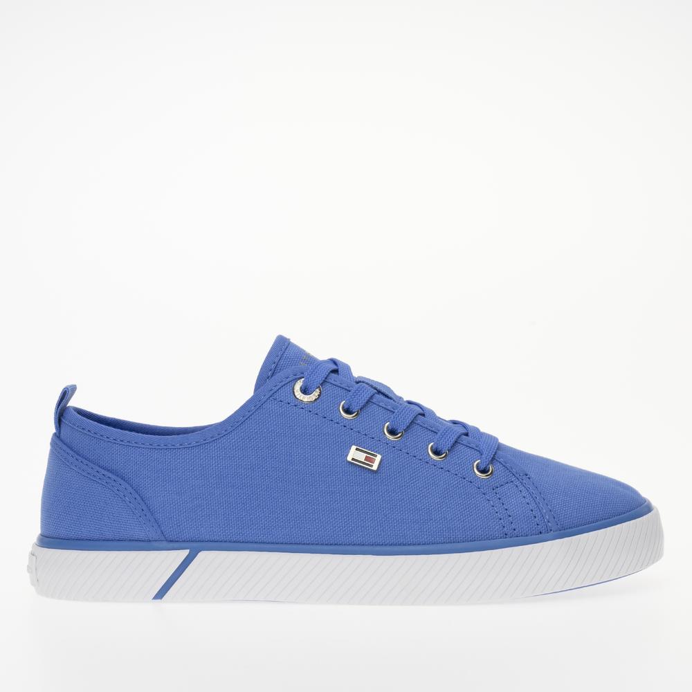 Topánky Tommy Hilfiger Vulc Canvas FW0FW08063-C30 - modré