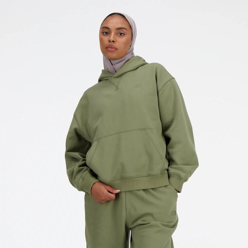 Bunda New Balance WT41537DEK - zelené