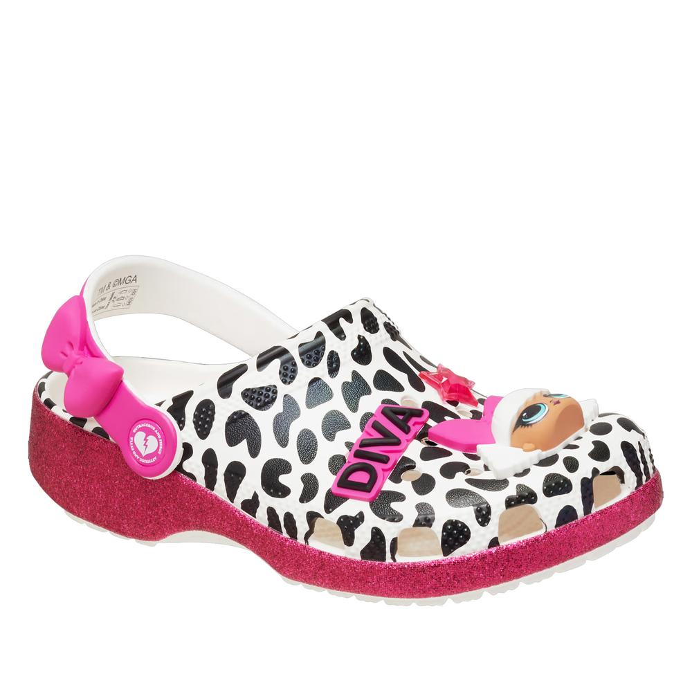 Klapky Crocs Kid's L.O.L. Surprise Diva Classic Clog 209465-100 - viacfarebné