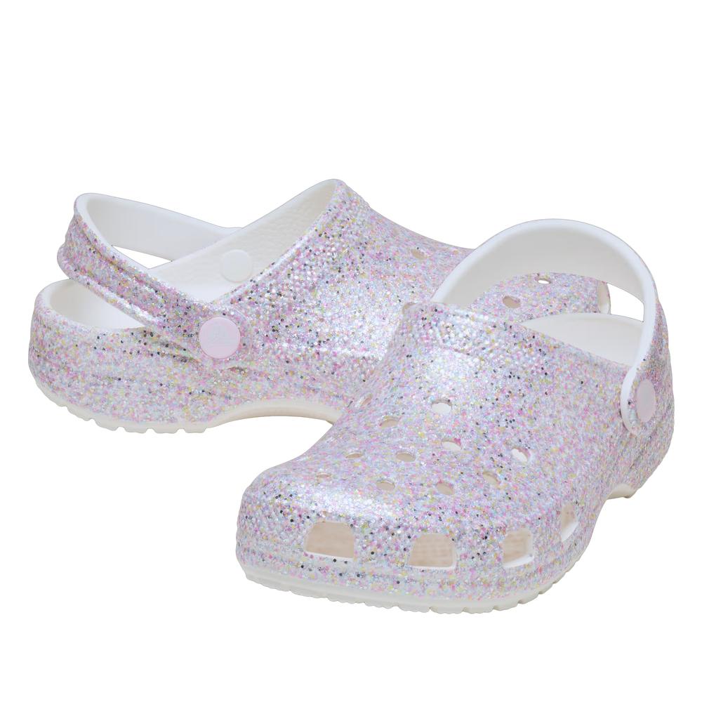 Klapky Crocs Classic Fantasy Glitter Clog 212561-100 - viacfarebné