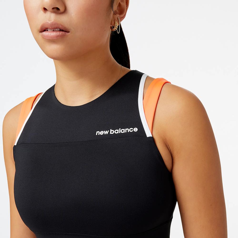 Športový top New Balance WB21110NDF - čierne