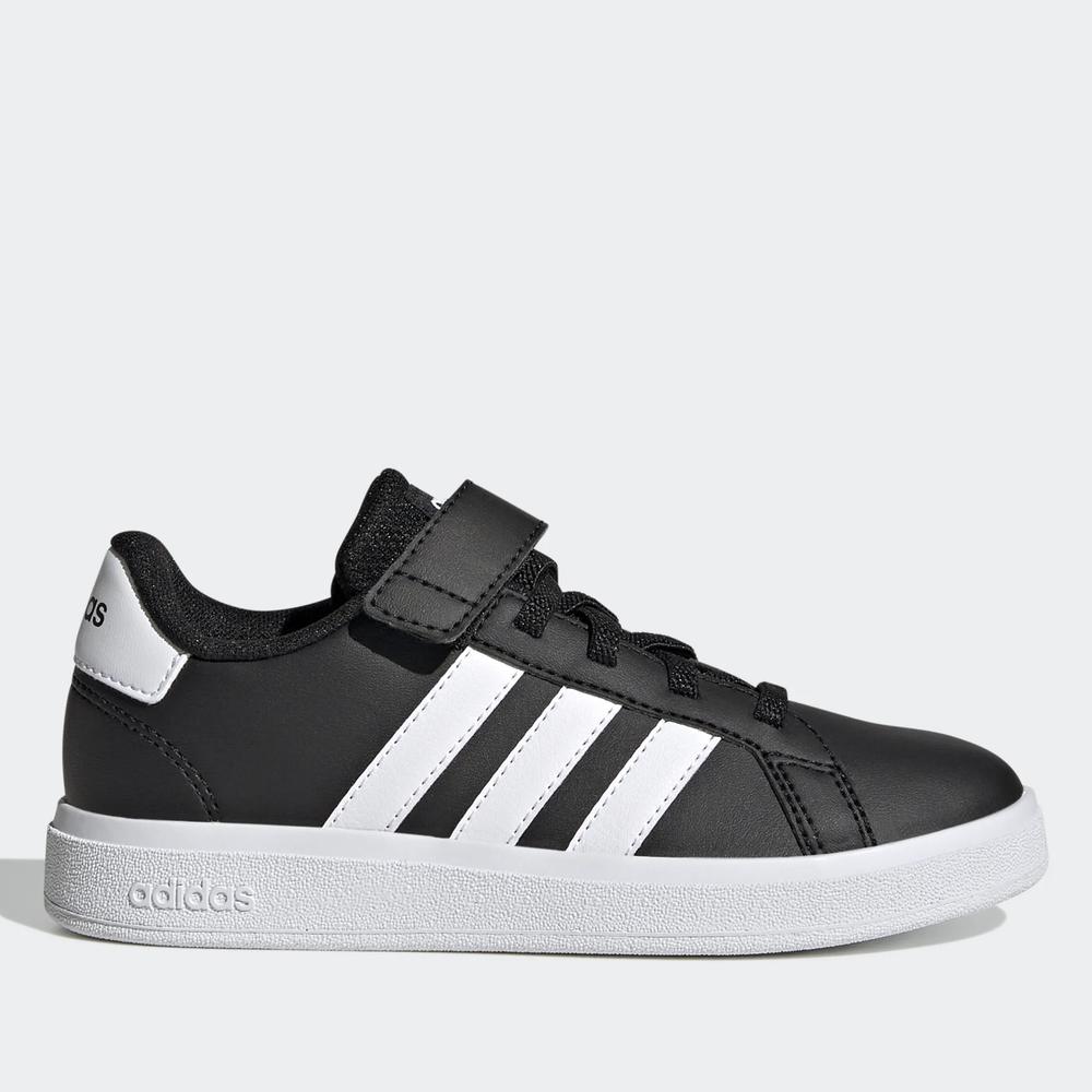 Topánky adidas Grand Court Elastic Lace And Top Strap GW6513 - čierne