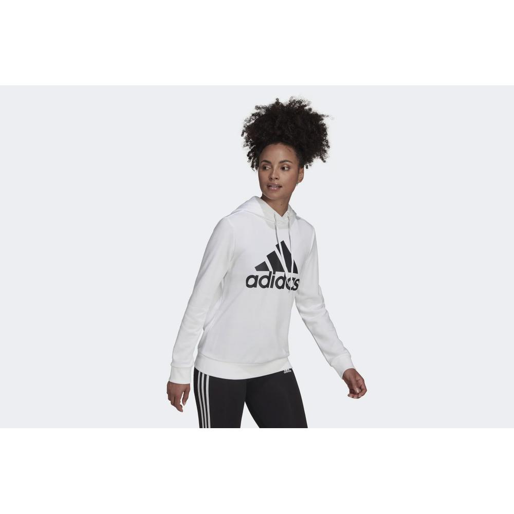 Blúza adidas Essentials Relaxed Logo Hoodie HD1800 - biele