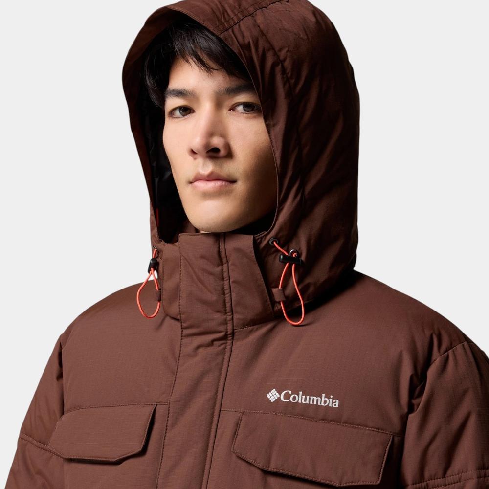 Mužský bunda Columbia Landroamer Hooded Puffer 2088081256 - hnedé