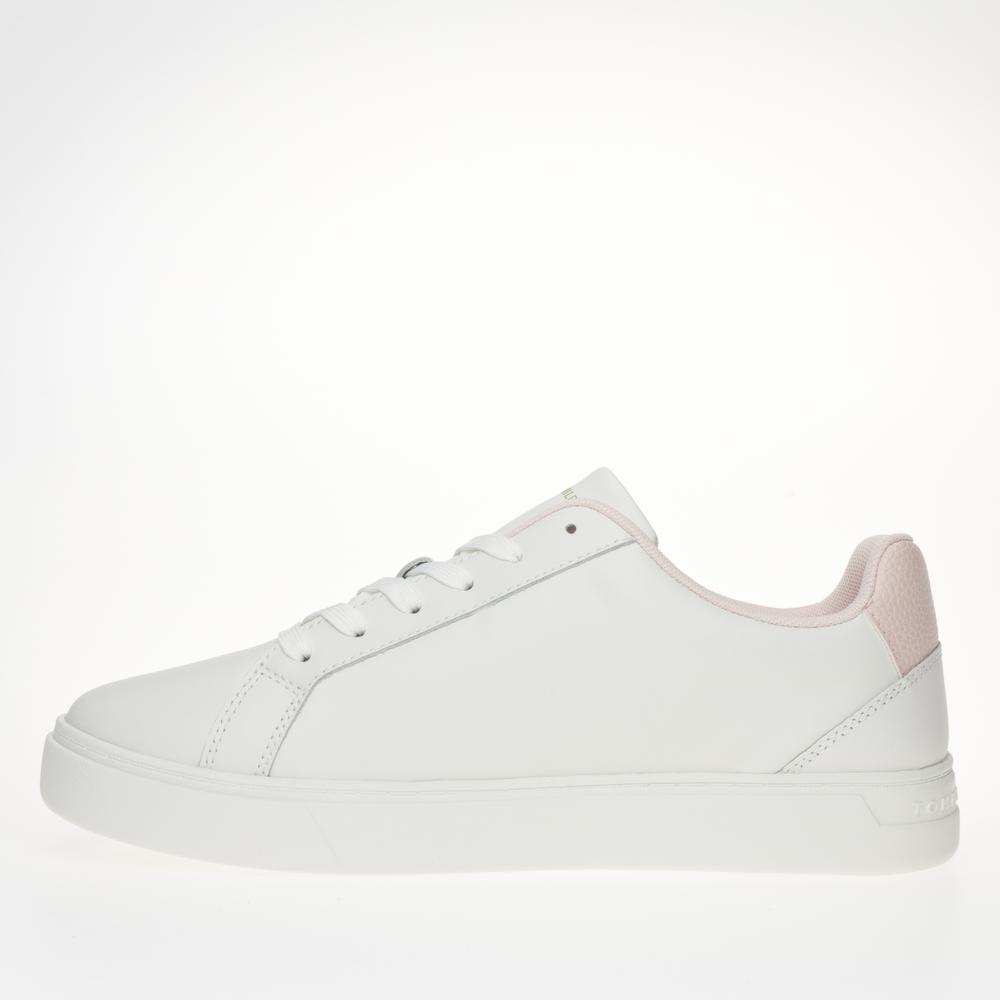 Topánky Tommy Hilfiger Flag Court FW0FW08072-0LA - biele