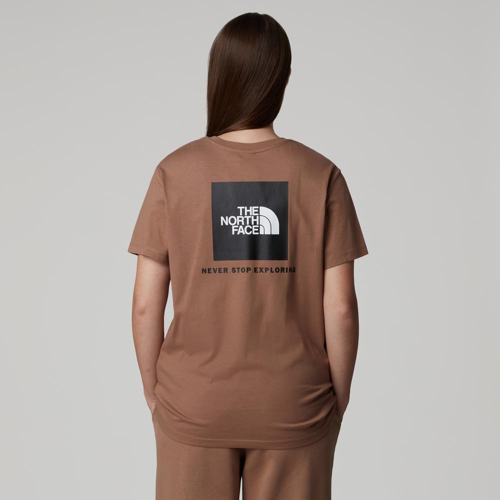 Tričko The North Face Redbox 0A87NK6E11 - hnedé